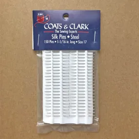 Coats & Clark Silk Pins, Steel