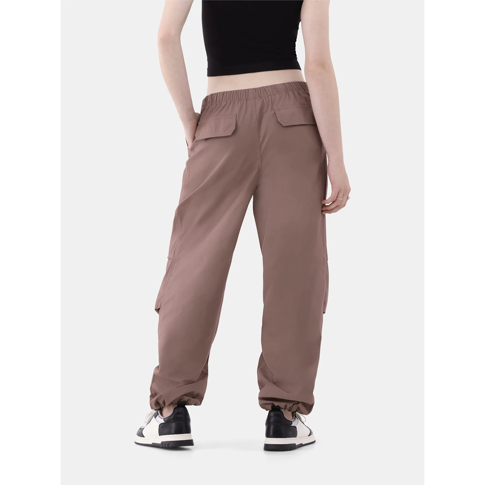 Cotton Parachute Pants, 30" Inseam, Women's