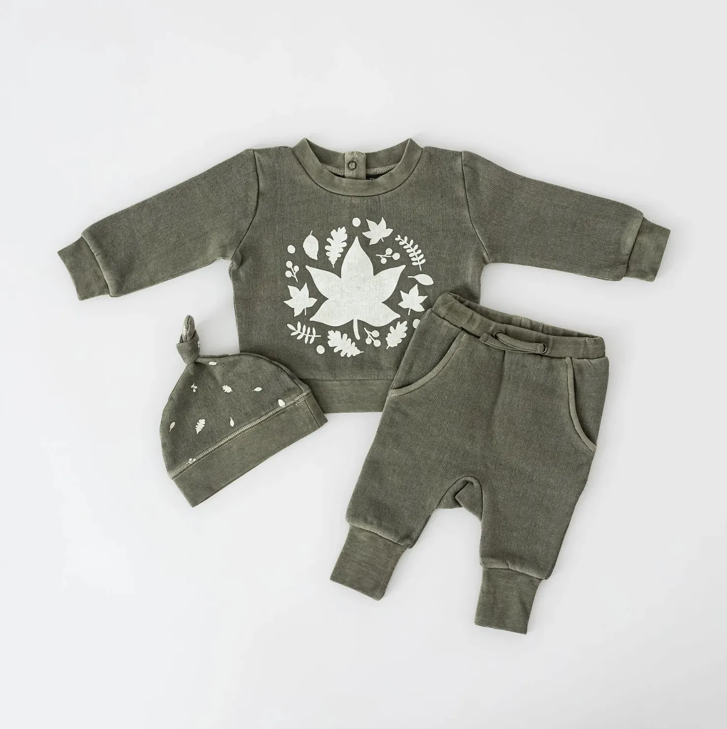 Cozy Graphic Sweatshirt & Jogger Set