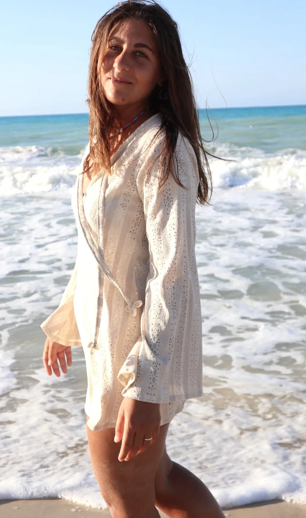 Delicate SummerSomewhere Dress in Cream