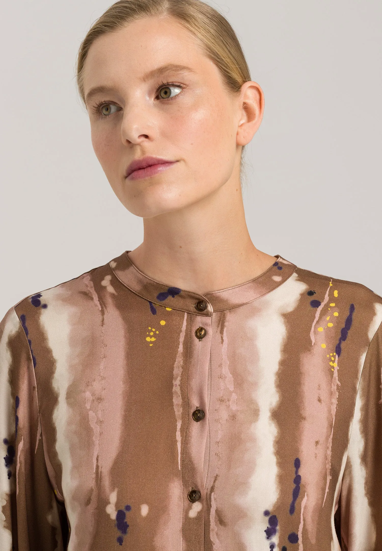 Favourites Button Front Shirt | Vigorous Aquarelle 78665-2955