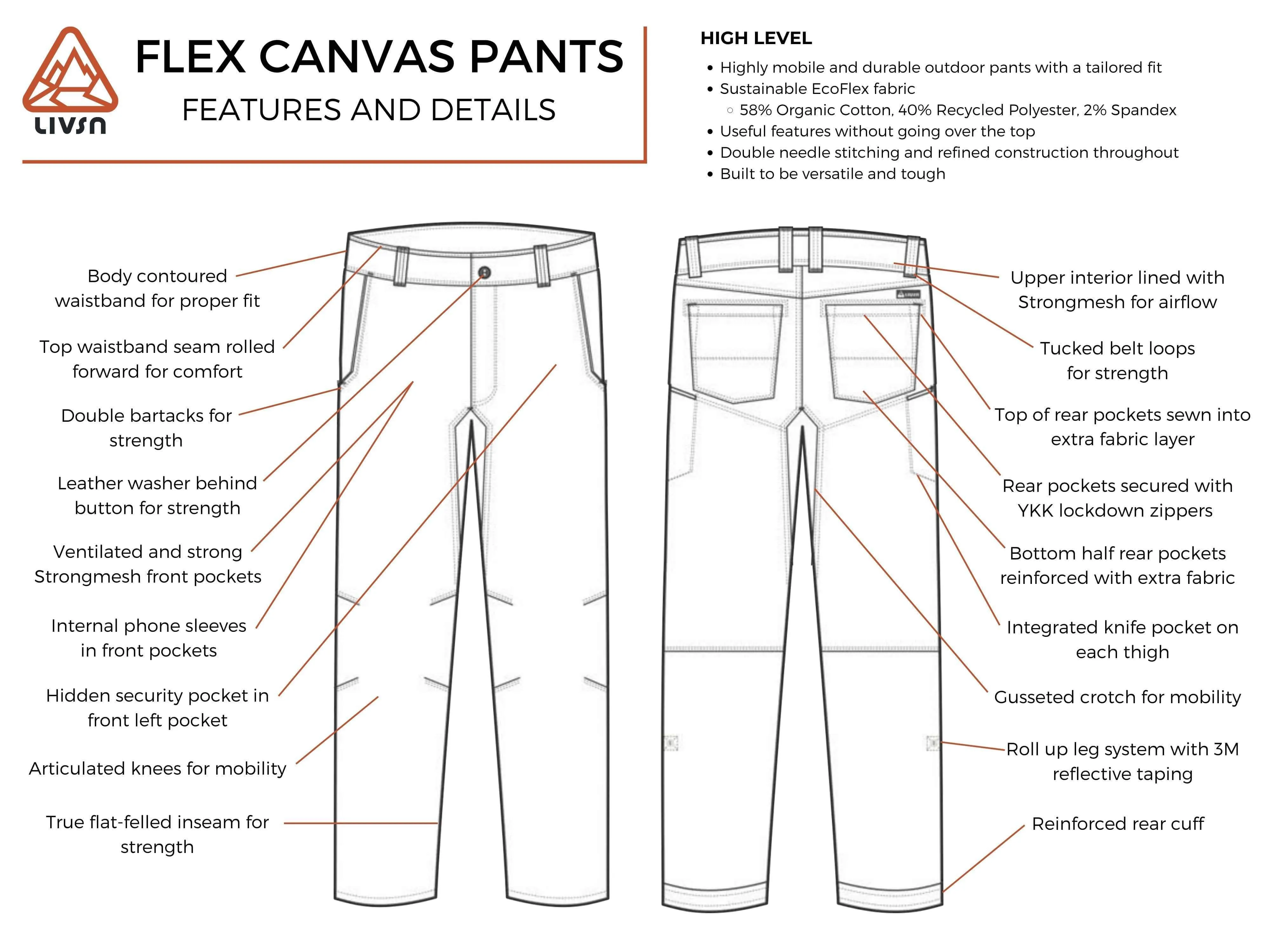 Flex Canvas Pants V2