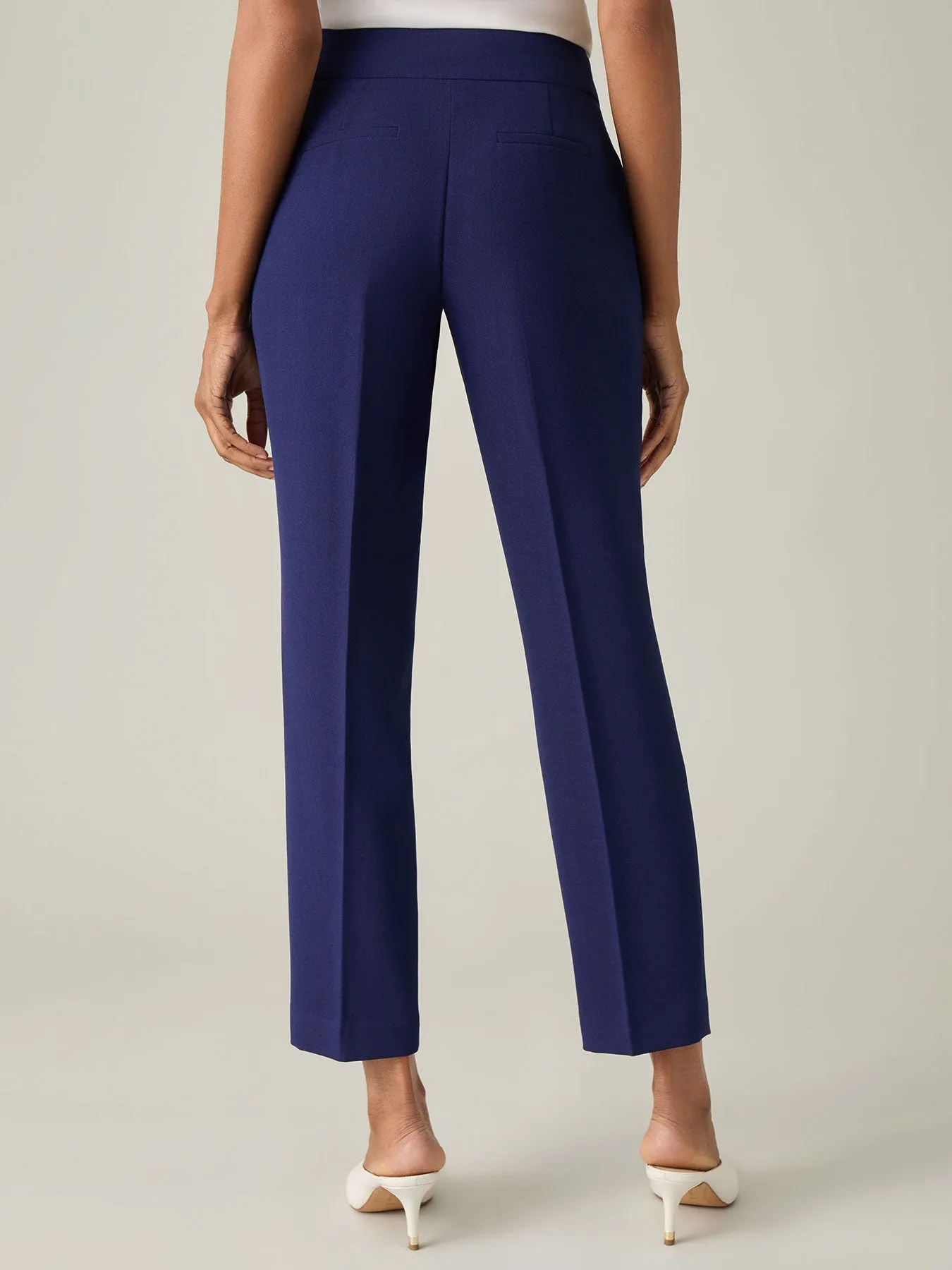 Harlow Pant, Iconic Stretch Crepe