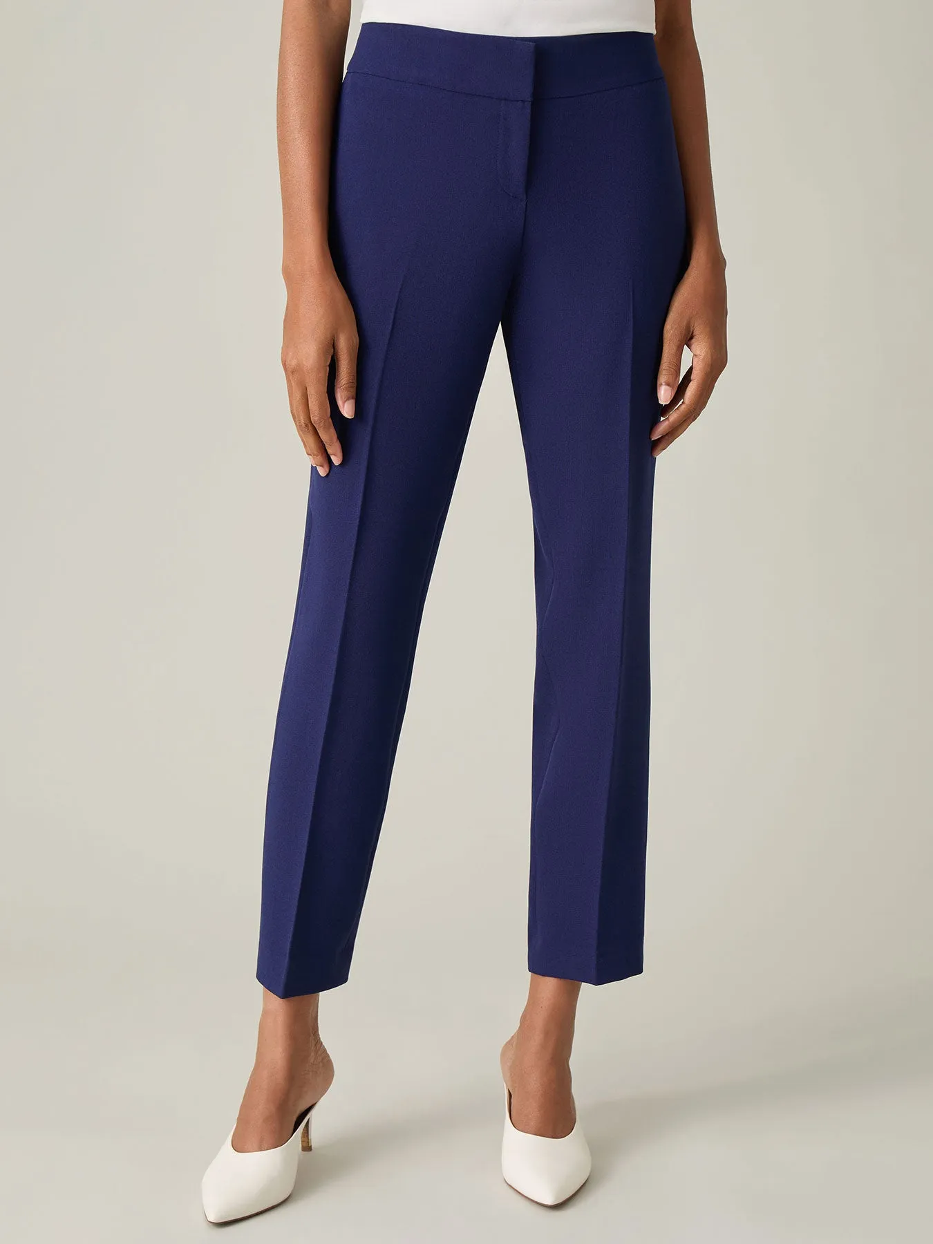 Harlow Pant, Iconic Stretch Crepe