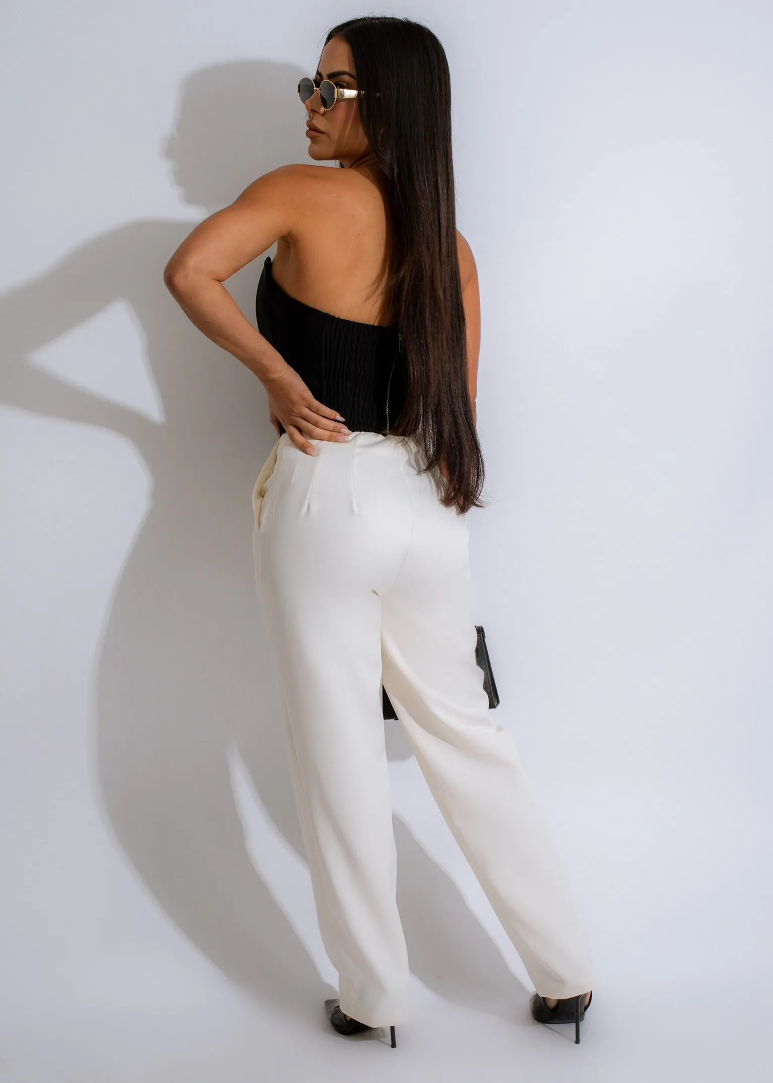 Just A Girl Pants White