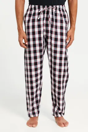 Men Multicolour Checkered Pyjama Bottom