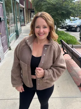 Mocha Teddy Bear Jacket