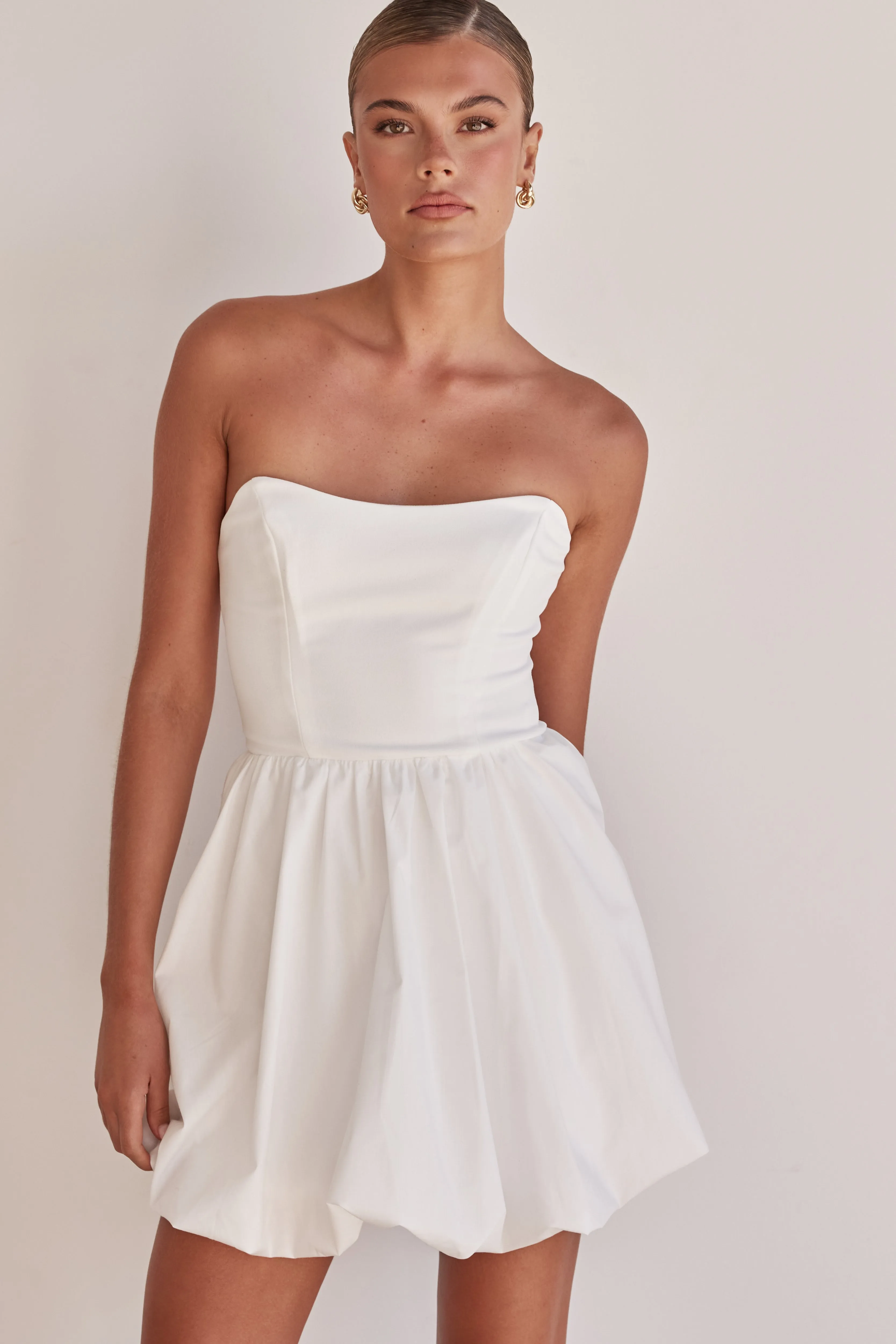 Niamh Mini Dress (White)