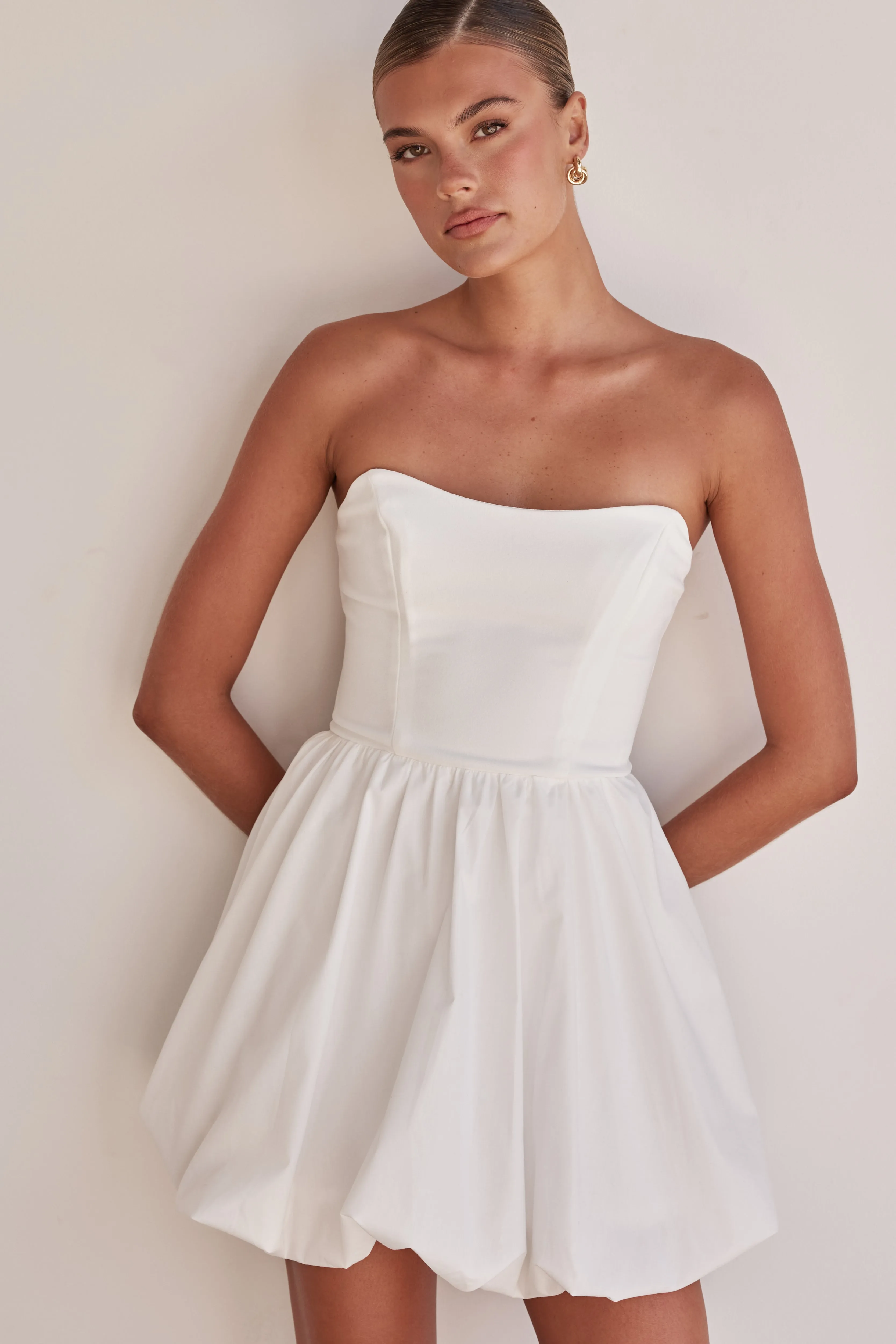 Niamh Mini Dress (White)