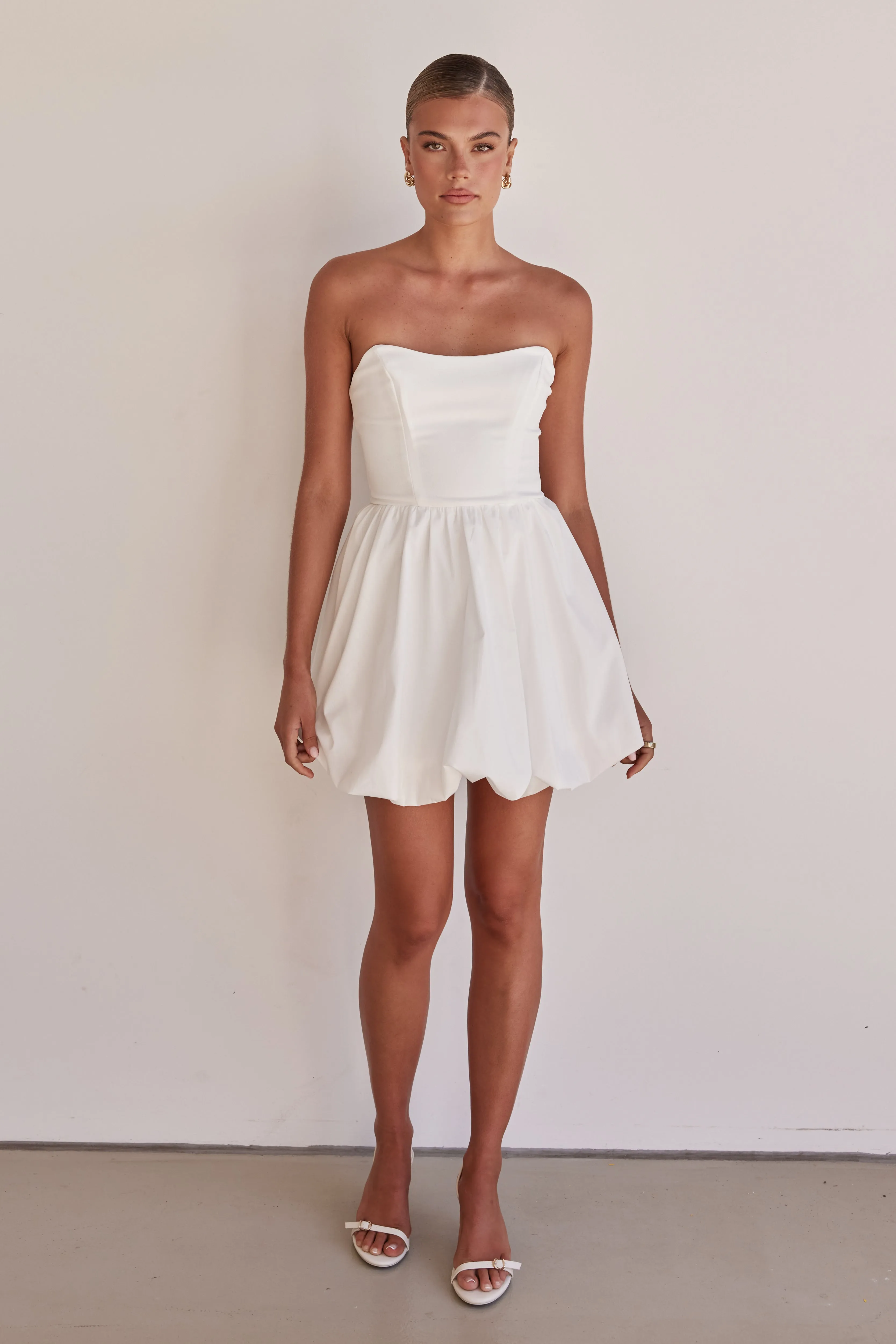 Niamh Mini Dress (White)