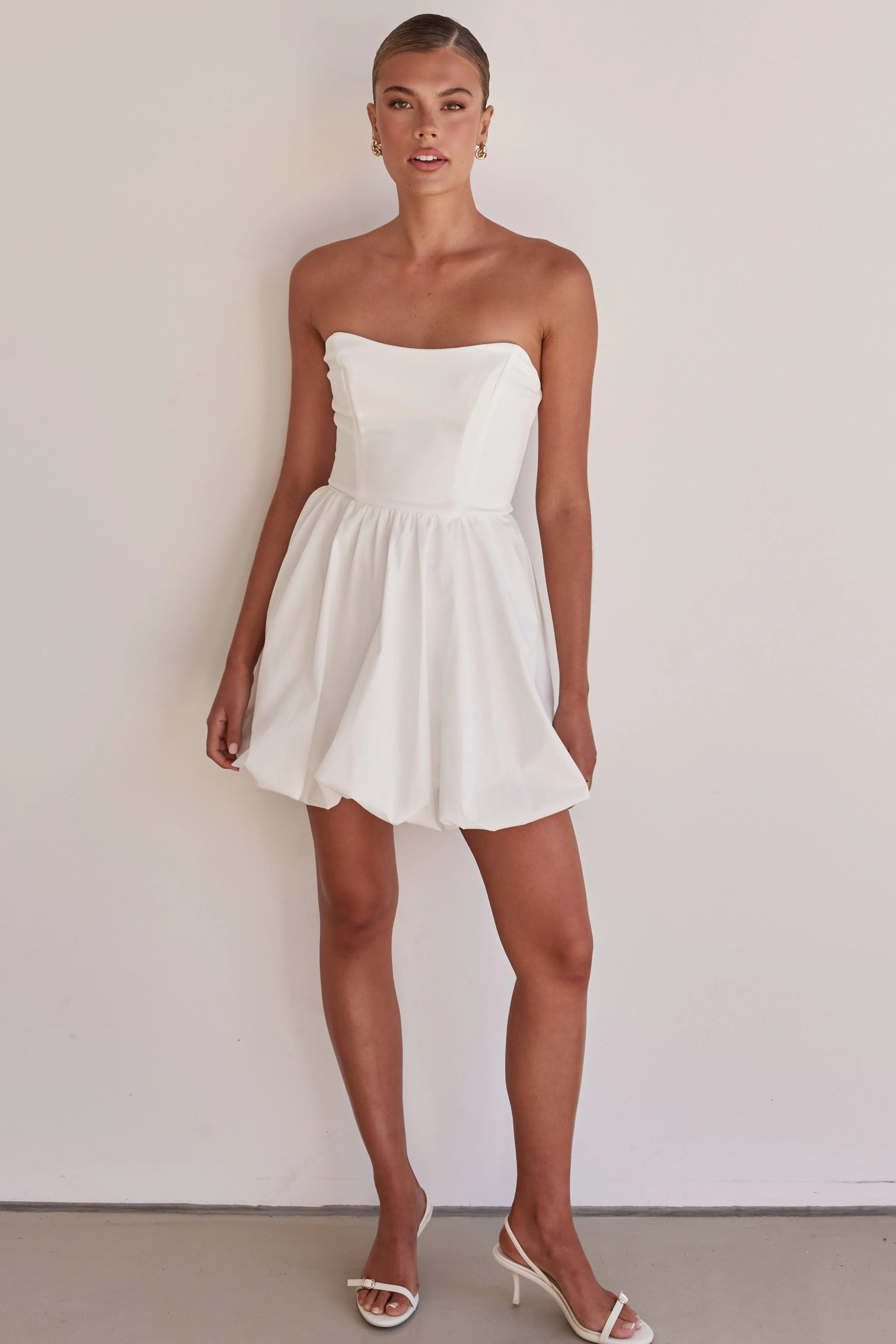 Niamh Mini Dress (White)