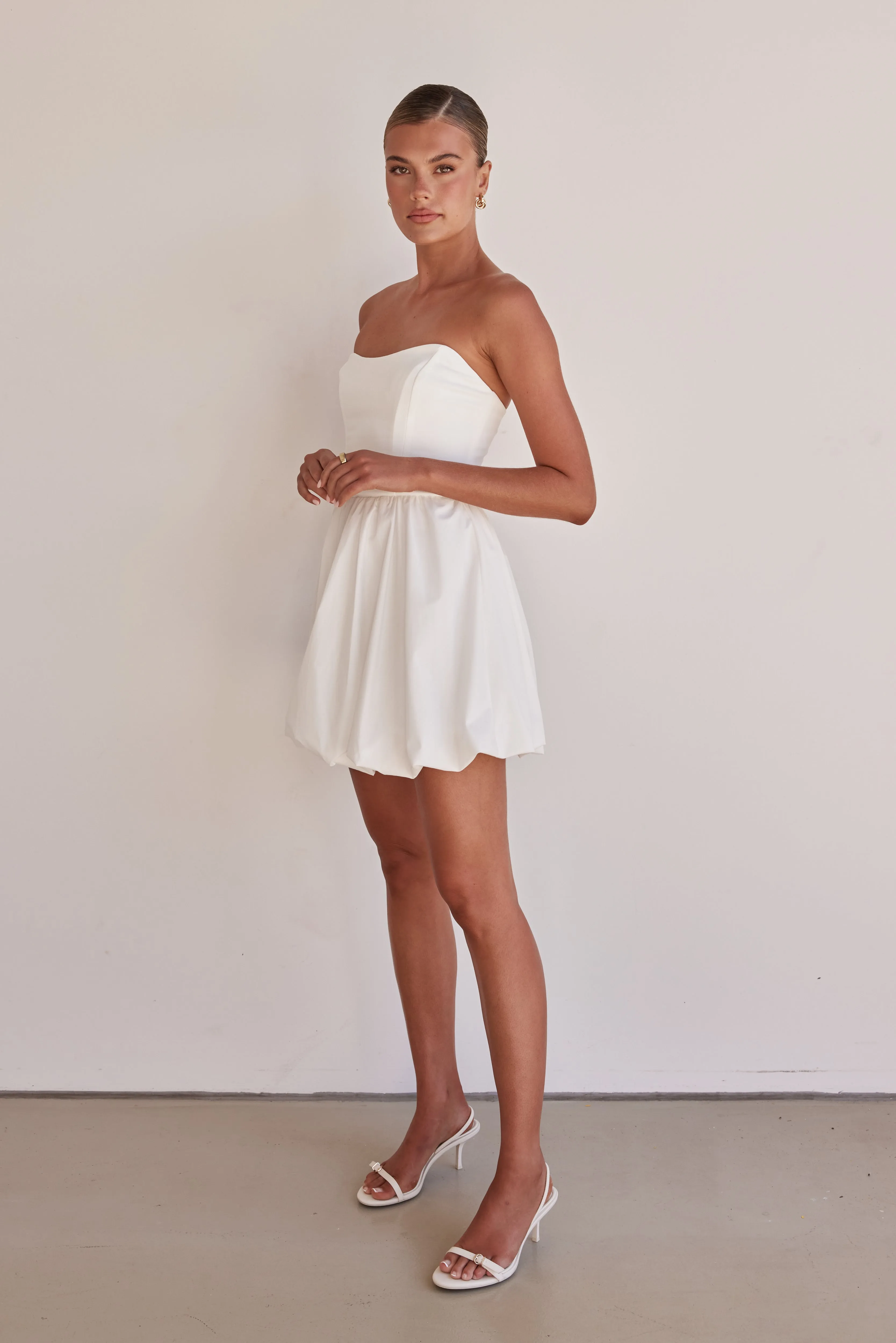 Niamh Mini Dress (White)