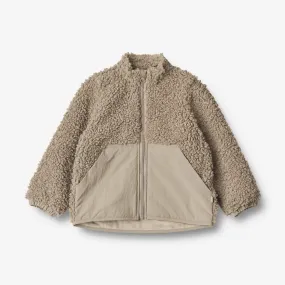 Pile Jacket Tiko - beige stone