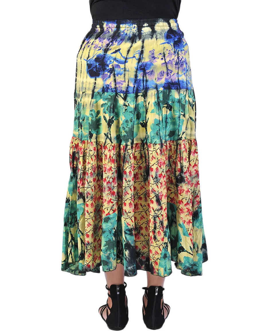 Rayon Printed Long Skirt