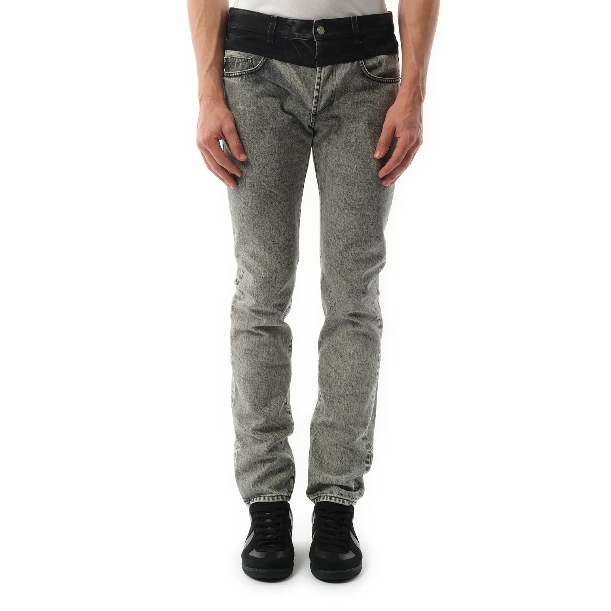 Slim Fit Jeans Black/Grey