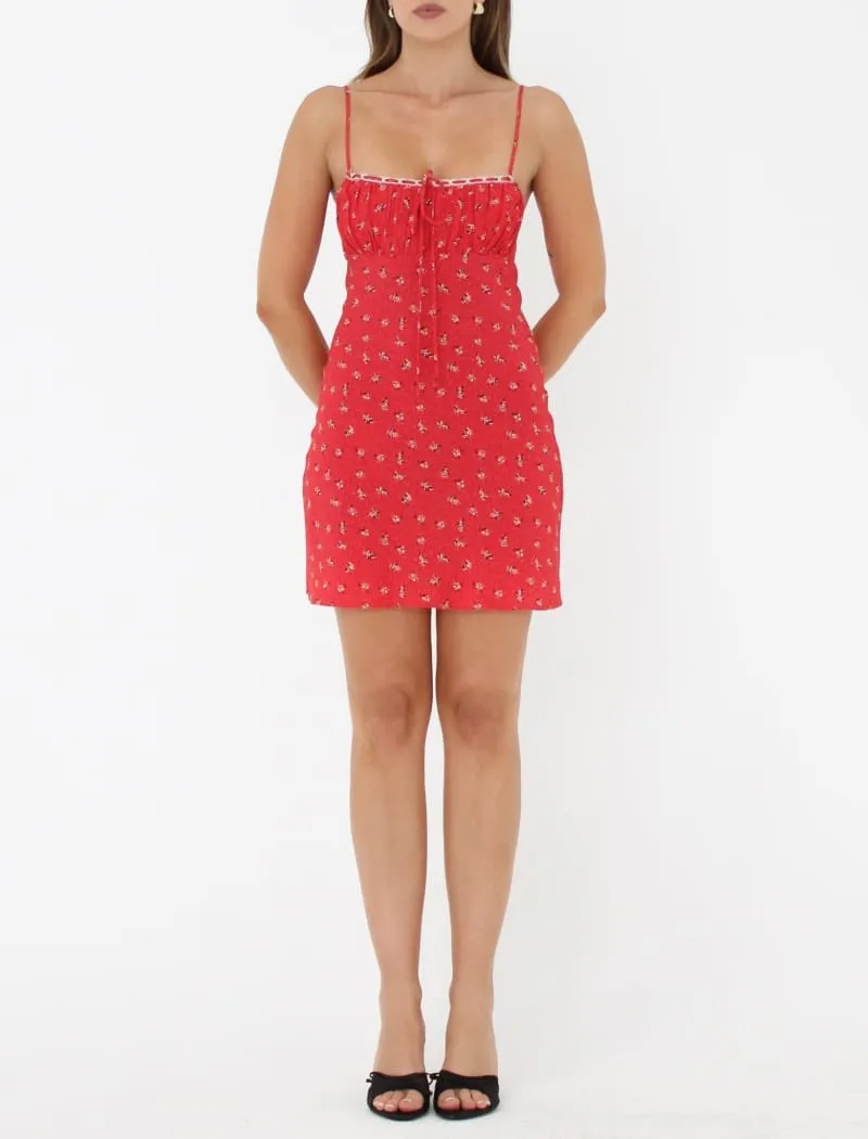 Suncoast Mini Dress | Pinup Red